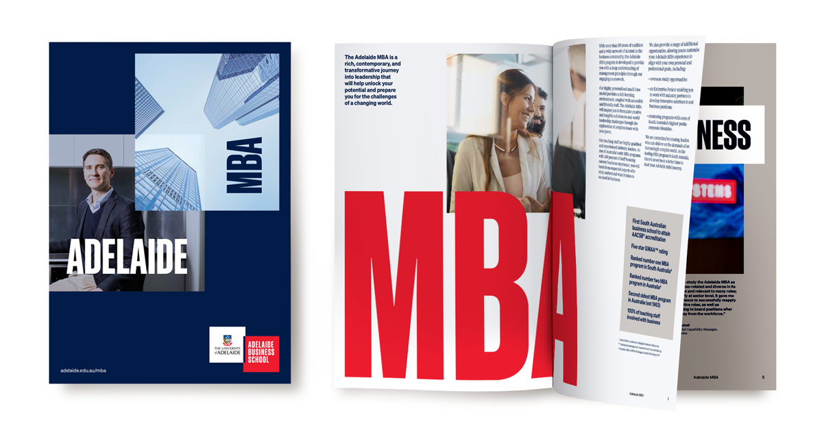 MBA brochure