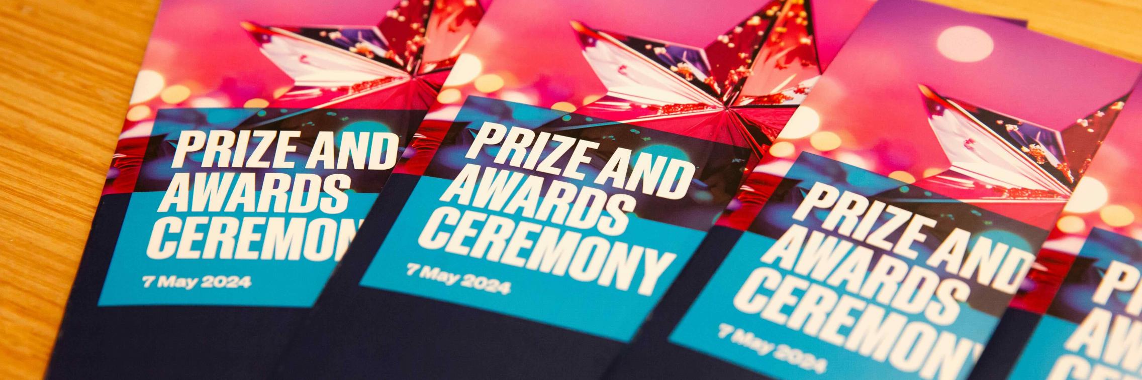 ABS Prizes and awards ceremony brochure 