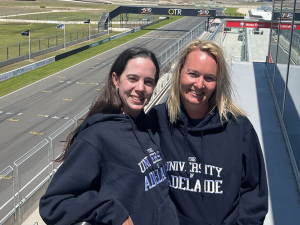 MBA students at the The Bend Motorsport Park
