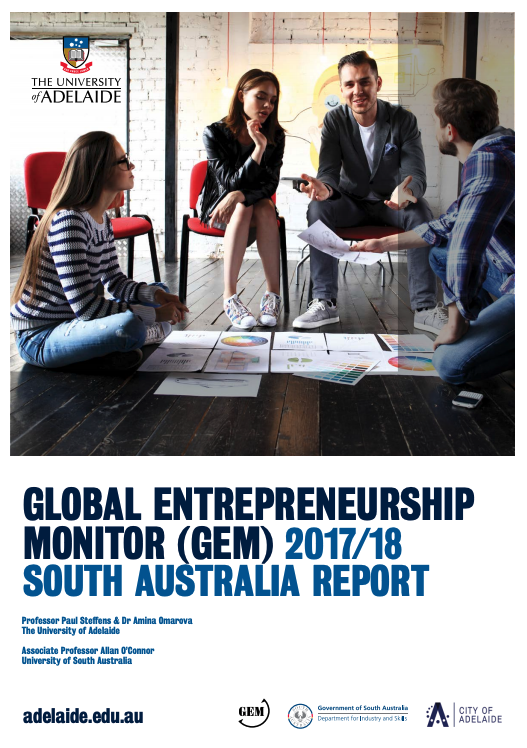 Global Entrepreneurship Monitor (GEM) report for South Australia.