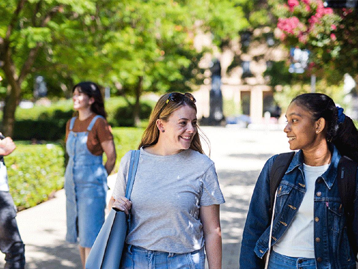 MBA Students on Campus
